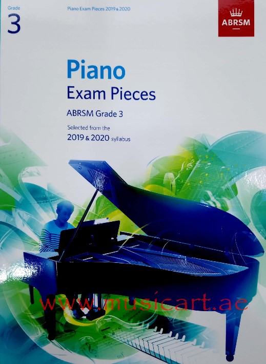 Picture of 'Piano Exam Pieces 2019 & 2020, ABRSM Grade 3'