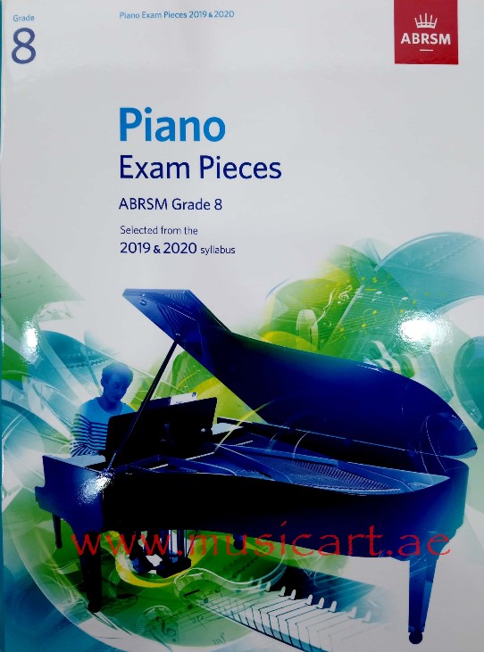 Picture of 'Piano Exam Pieces 2019 & 2020, ABRSM Grade 8'