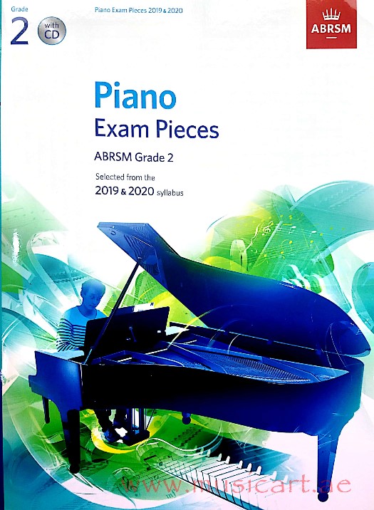 Picture of 'Piano Exam Pieces 2019 & 2020, ABRSM Grade 2, with CD'