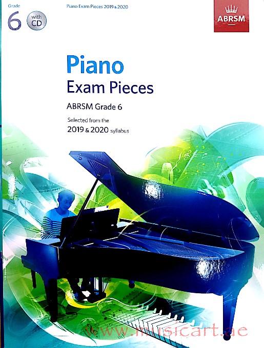 Picture of 'Piano Exam Pieces 2019 & 2020, ABRSM Grade 6, with CD'