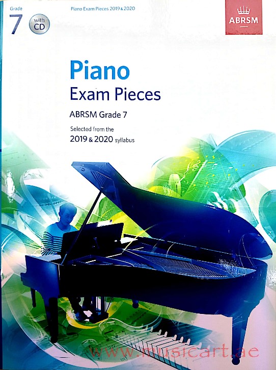 Picture of 'Piano Exam Pieces 2019 & 2020, ABRSM Grade 7, with CD'