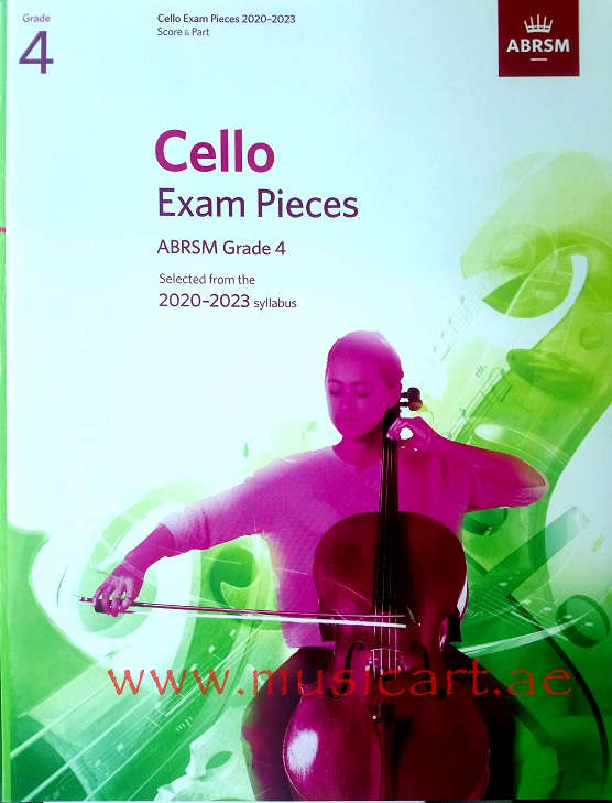 Picture of 'Cello Exam Pieces 2020-2023, ABRSM Grade 4, Score & Part, Selected from the 2020-2023 syllabus'
