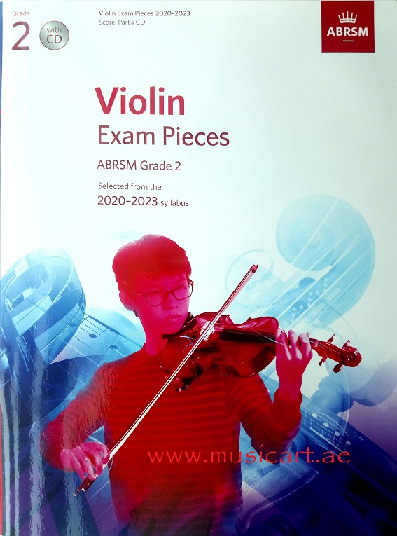 Picture of 'Violin Exam Pieces 2020-2023, ABRSM Grade 2, With CD and Piano Accompaniment'