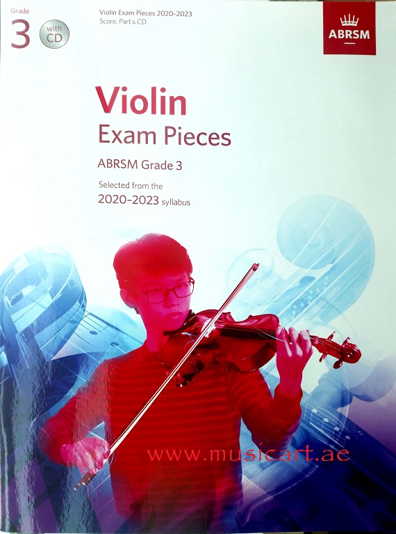 Picture of 'Violin Exam Pieces 2020-2023, ABRSM Grade 3, With CD and Piano Accompaniment'