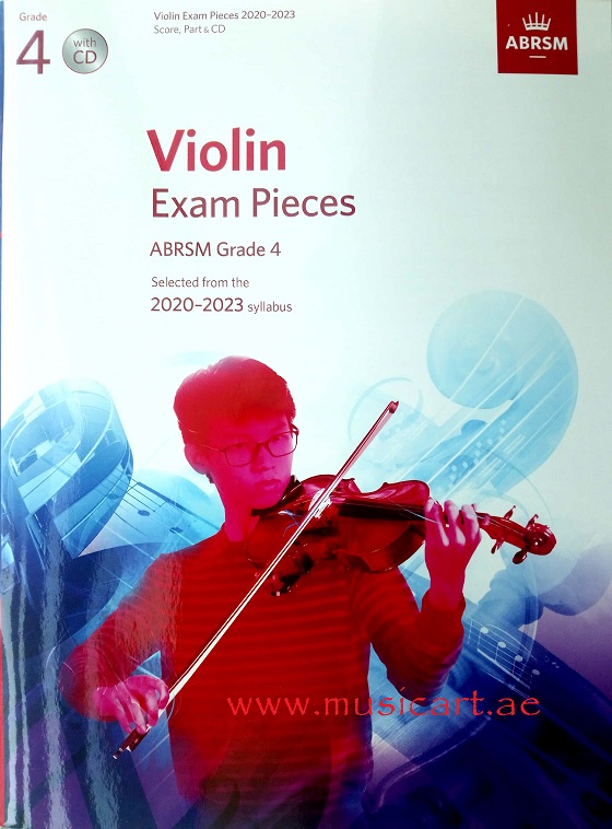Picture of 'Violin Exam Pieces 2020-2023, ABRSM Grade 4, With CD and Piano Accompaniment'