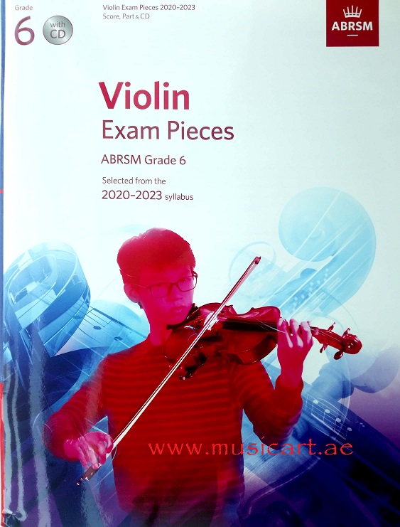 Picture of 'Violin Exam Pieces 2020-2023, ABRSM Grade 6, With CD and Piano Accompaniment'