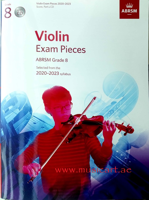 Picture of 'Violin Exam Pieces 2020-2023, ABRSM Grade 8, With CD and Piano Accompaniment'