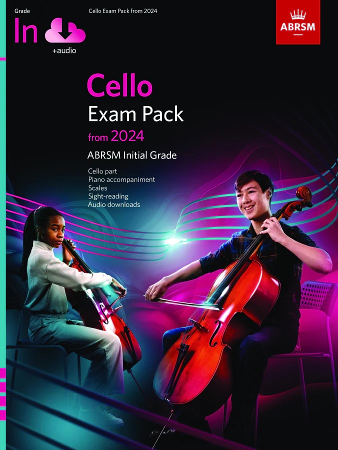 Picture of 'Cello Exam Pack from 2024, Initial Grade, Cello Part, Piano Accompaniment & Audio'