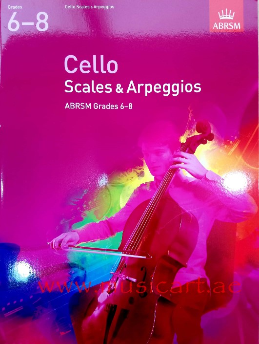 Picture of 'Cello Scales & Arpeggios, ABRSM Grades 6–8'