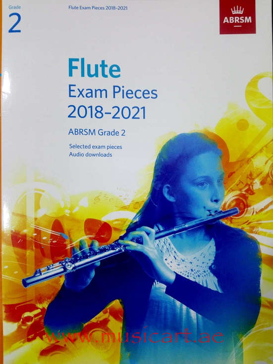 Picture of 'Flute Exam Pieces 2018–2021, ABRSM Grade 2'