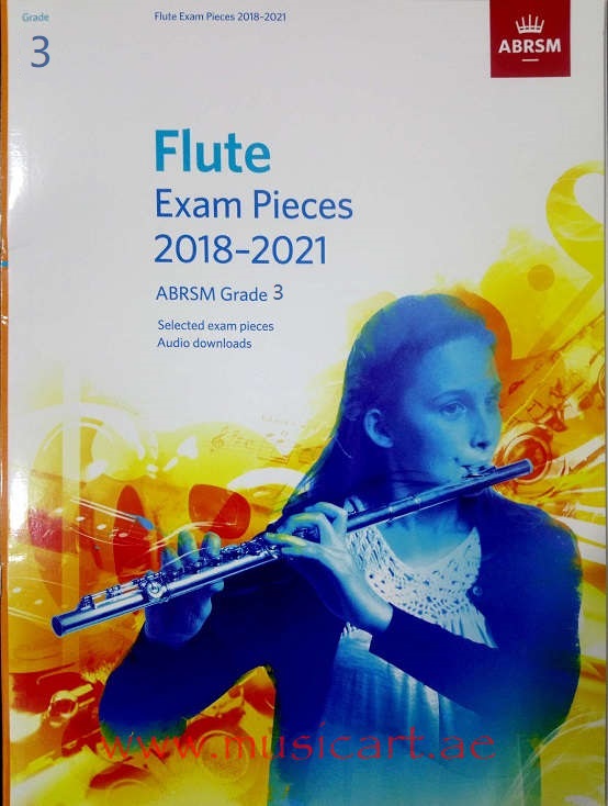 Picture of 'Flute Exam Pieces 2018–2021, ABRSM Grade 3'