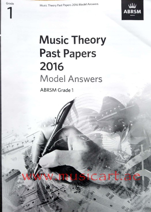 Picture of 'ABRSM Music Theory Past Papers 2016 Model Answers G1'