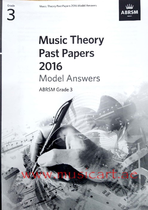 Picture of 'ABRSM Music Theory Past Papers 2016 Model Answers G3'