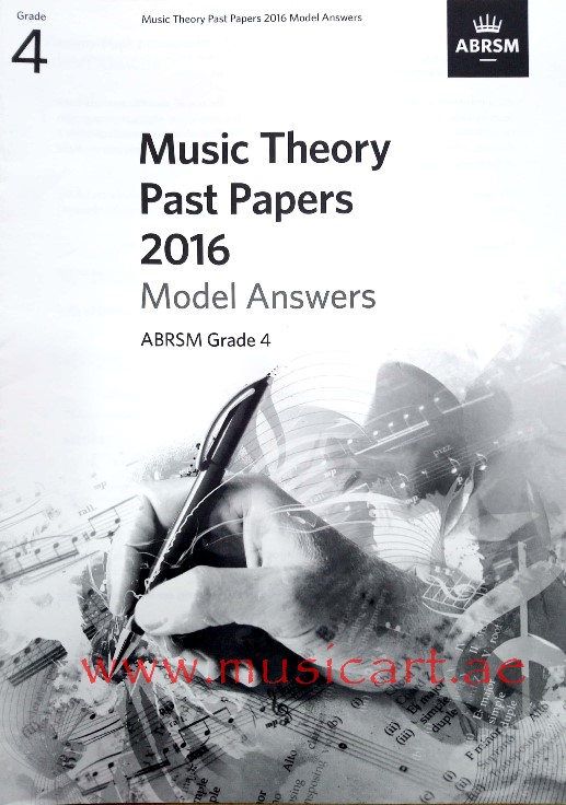 Picture of 'ABRSM Music Theory Past Papers 2016 Model Answers G4'