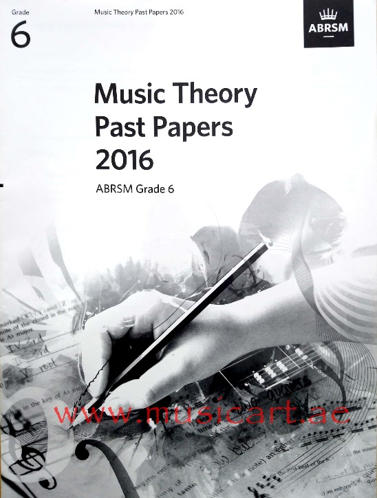 Picture of 'ABRSM Music Theory Past Papers 2016 Model Answers G6'