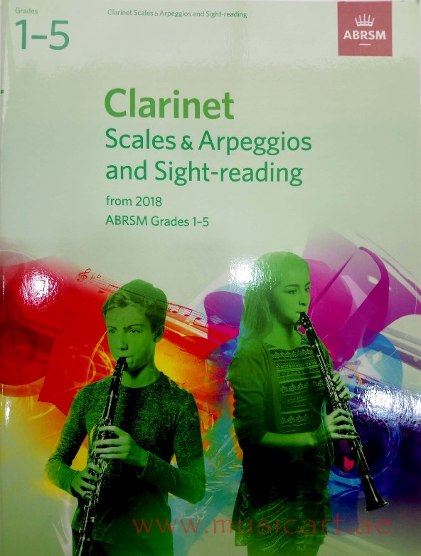 Picture of 'Clarinet Scales & Arpeggios and Sight-Reading, ABRSM Grades 1–5 '