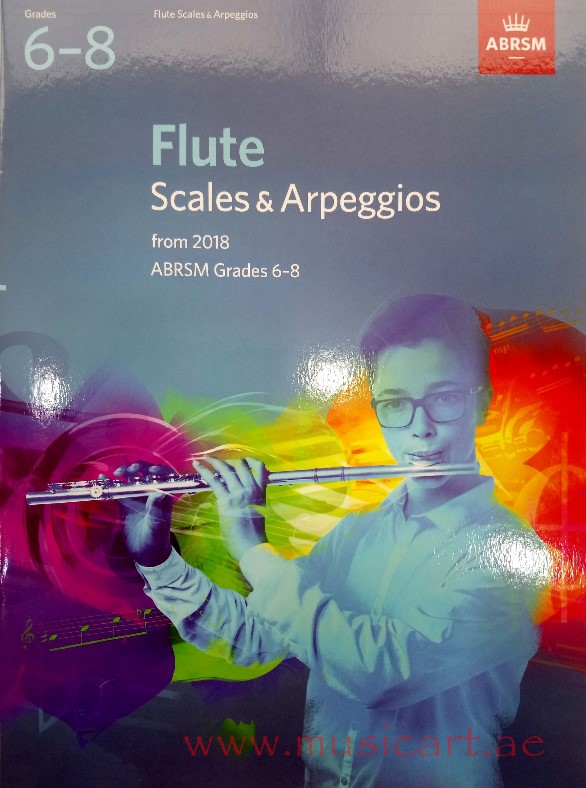 Picture of 'Flute Scales & Arpeggios, From 2018 ABRSM Grades 6–8 '