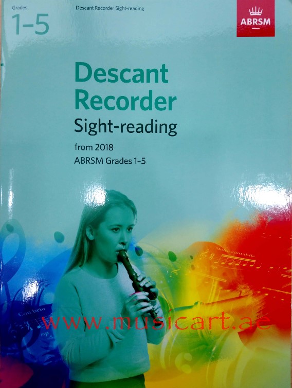 Picture of 'Descant Recorder Sight-Reading Tests, ABRSM Grades 1-5 : from 2018'