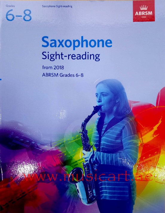 Picture of 'Saxophone Sight-Reading Tests, from 2018 ABRSM Grades 6–8 '
