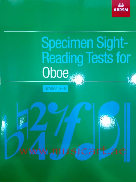 Picture of 'Specimen Sight-Reading Tests for Oboe, Grades 6-8'