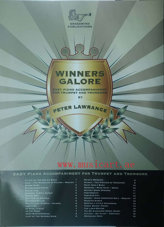 Picture of 'Winners Galore for Bb Treble Clef Brass (Piano Accompaniment), Lawrance'